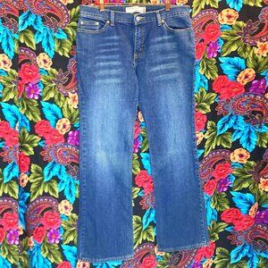 WOMEN'S LEVIS JEANS SUPERLOW BOOTCUT ** 518 ** DENIM JEANS WOMENS SIZE 13 L